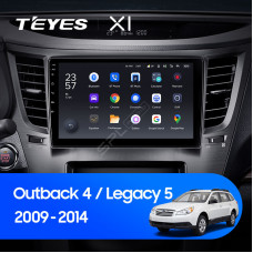 Teyes X1 2+32Gb Wi-Fi Subaru Outback 4 Legacy 5 2009-2014 9" Штатна магнітола