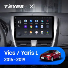 Teyes X1 2+32Gb Toyota Vios Yaris L 2016-2019 10" Штатна магнітола