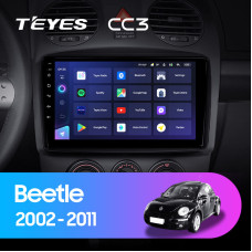 Teyes CC3 Volkswagen Beetle A4 2002 - 2011 9" Штатна магнітола