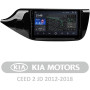 AMS T910 Kia CEED Cee'd 2 JD 2012-2018 9" Штатная магнитола