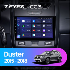 Teyes CC3 Renault Duster 2015-2018 9" Штатная магнитола