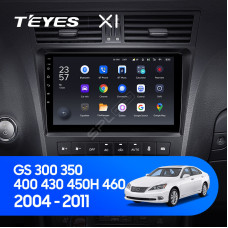 Teyes X1 2+32Gb Wi-Fi Lexus GS III 3 300 350 400 430 450H 460 2004-2011 9" Штатная магнитола