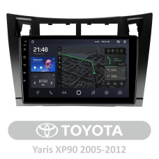 AMS T910 Toyota Yaris XP90 2005-2012 9" Штатная магнитола