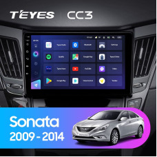 Teyes CC3 2k Hyundai Sonata 6 YF 2009-2014 9" Штатна магнітола