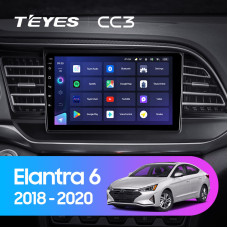 Teyes CC3 Hyundai Elantra 6 2018-2020 9" Штатна магнітола