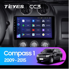 Teyes CC3 Jeep Compass 1 MK 2009-2015 10" Штатна магнітола