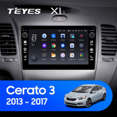 Teyes X1 2+32Gb Kia Cerato 3 YD 2013-2017 9" Штатна магнітола