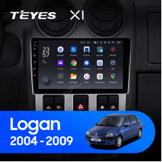 Teyes X1 2+32Gb Wi-Fi Renault Logan 1 2004-2009 9" Штатная магнитола