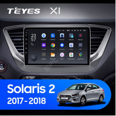 Teyes X1 2+32Gb Wi-Fi Hyundai Solaris 2 2017-2018 9" Штатная магнитола