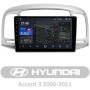 AMS T910 Hyundai Accent 3 2006-2011 9" Штатная магнитола