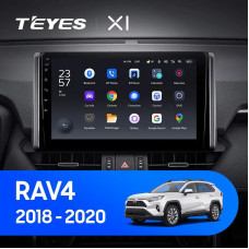 Teyes X1 2+32Gb Toyota RAV4 XA50 (1 Din) 2018-2020 10" Штатная магнитола