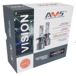 LED лампи AMS VISION-R H4 H/L 5500K CANBUS