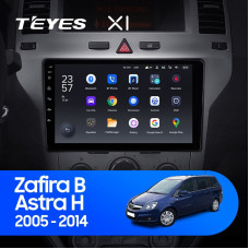 Teyes X1 2+32Gb Opel Zafira B 2005-2014 For Opel Astra H 2004-2014 9" Штатная магнитола