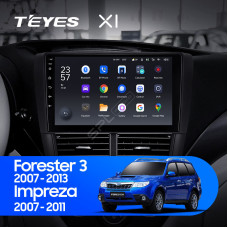 Teyes X1 2+32Gb Wi-Fi Subaru Forester 3 SH 2007-2013 For Subaru Impreza GH GE 2007-2011 9" Штатная магнитола