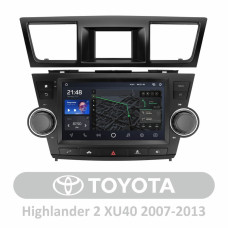 AMS T1010 Toyota Highlander 2 XU40 2007-2013 10" Штатная магнитола