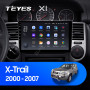 Teyes X1 2+32Gb Wi-Fi Nissan X-Trail X Trail X-Trail 1 T30 2000-2007 10" Штатная магнитола