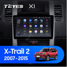 Teyes X1 2+32Gb Wi-Fi Nissan X-Trail X Trail 2 T31 2007-2015 10" Штатная магнитола