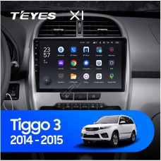 Teyes X1 2+32Gb Wi-Fi Chery Tiggo 3 2014-2015 10" Штатная магнитола