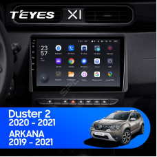 Teyes X1 2+32Gb Wi-Fi Renault Duster / Arkana 2019 10" Штатная магнитола