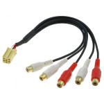 Адаптер линейных выходов Mini ISO-RCA ACV 1441-03