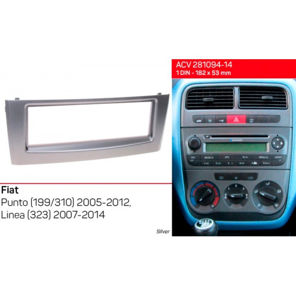 Переходная рамка ACV Fiat Punto, Linea (281094-14)
