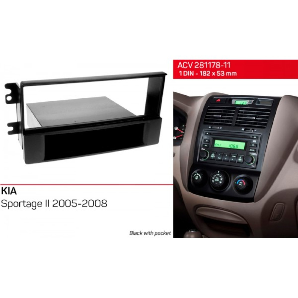 Переходная рамка ACV KIA Sportage (281178-11)