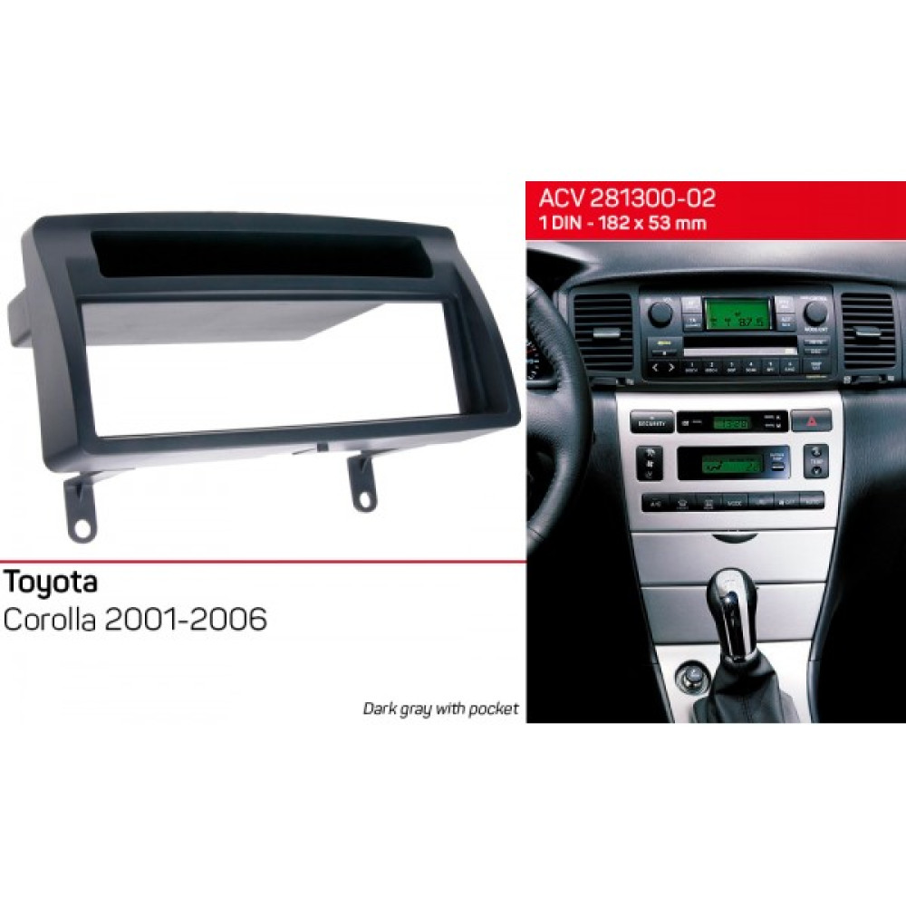 Переходная рамка ACV Toyota Corolla (281300-02)