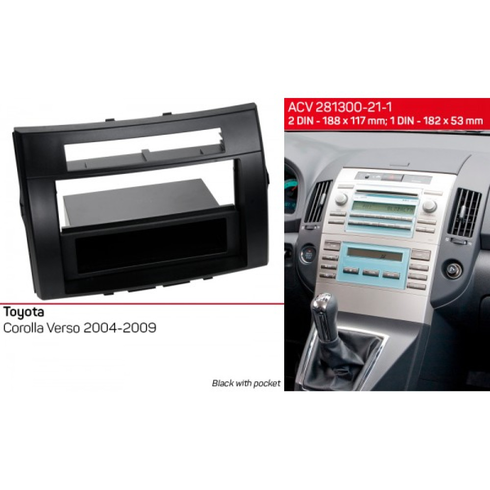 Переходная рамка ACV Toyota Corolla Verso (281300-21-1)