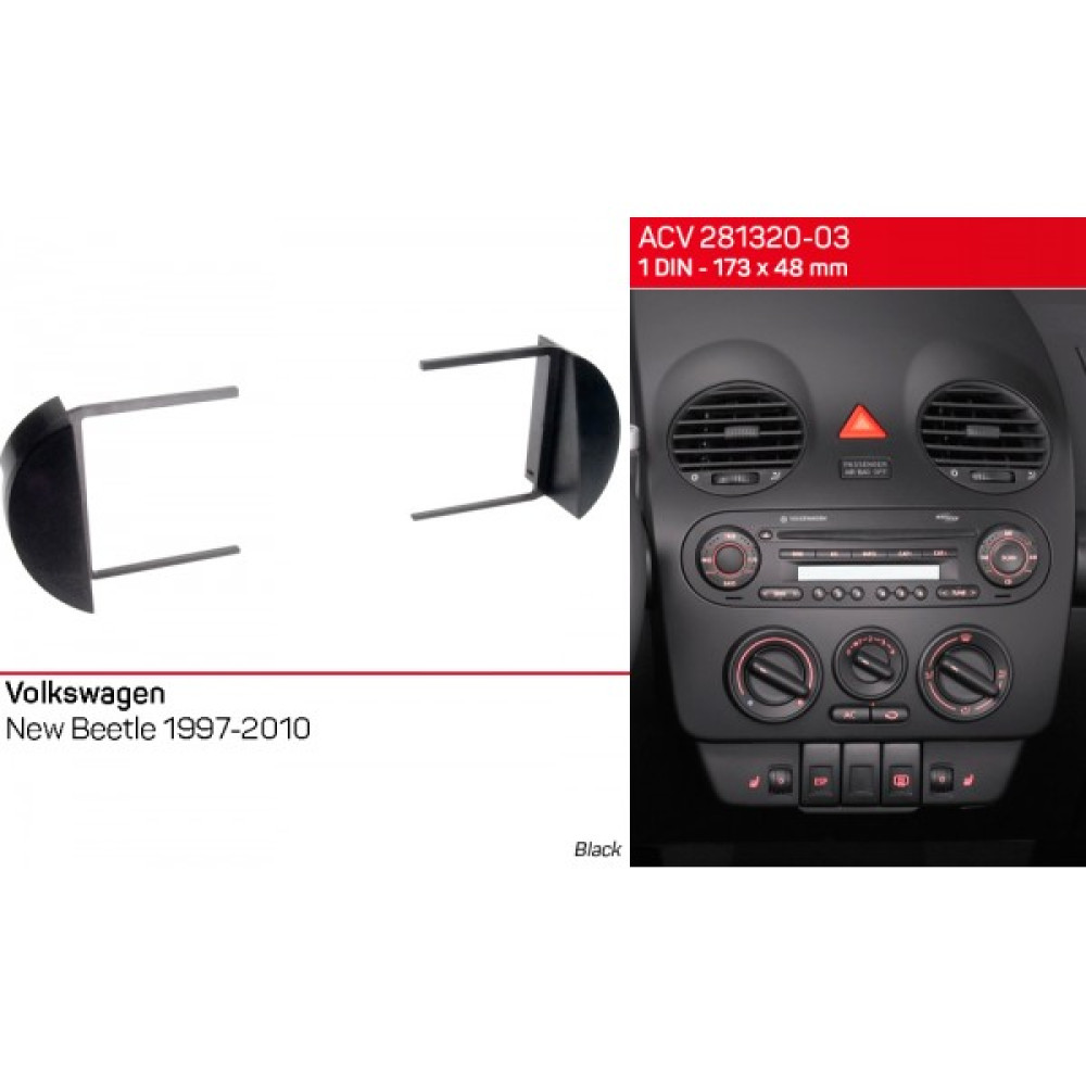 Переходная рамка ACV Volkswagen New Beetle (281320-03)