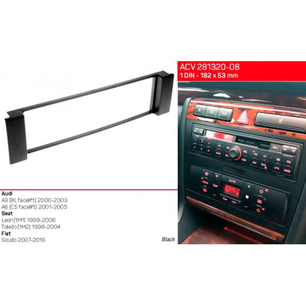 Переходная рамка ACV Seat Toledo, Leon (281320-08)