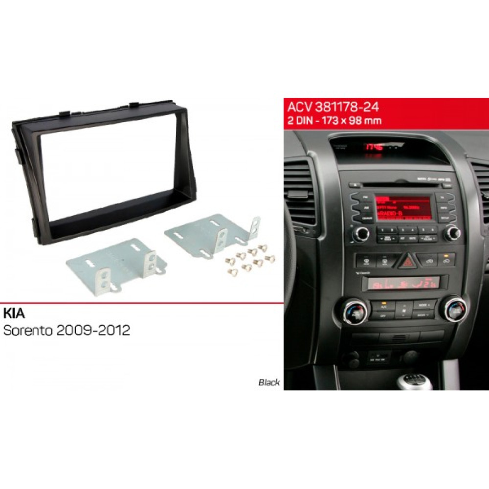 Переходная рамка ACV KIA Sorento (381178-24)