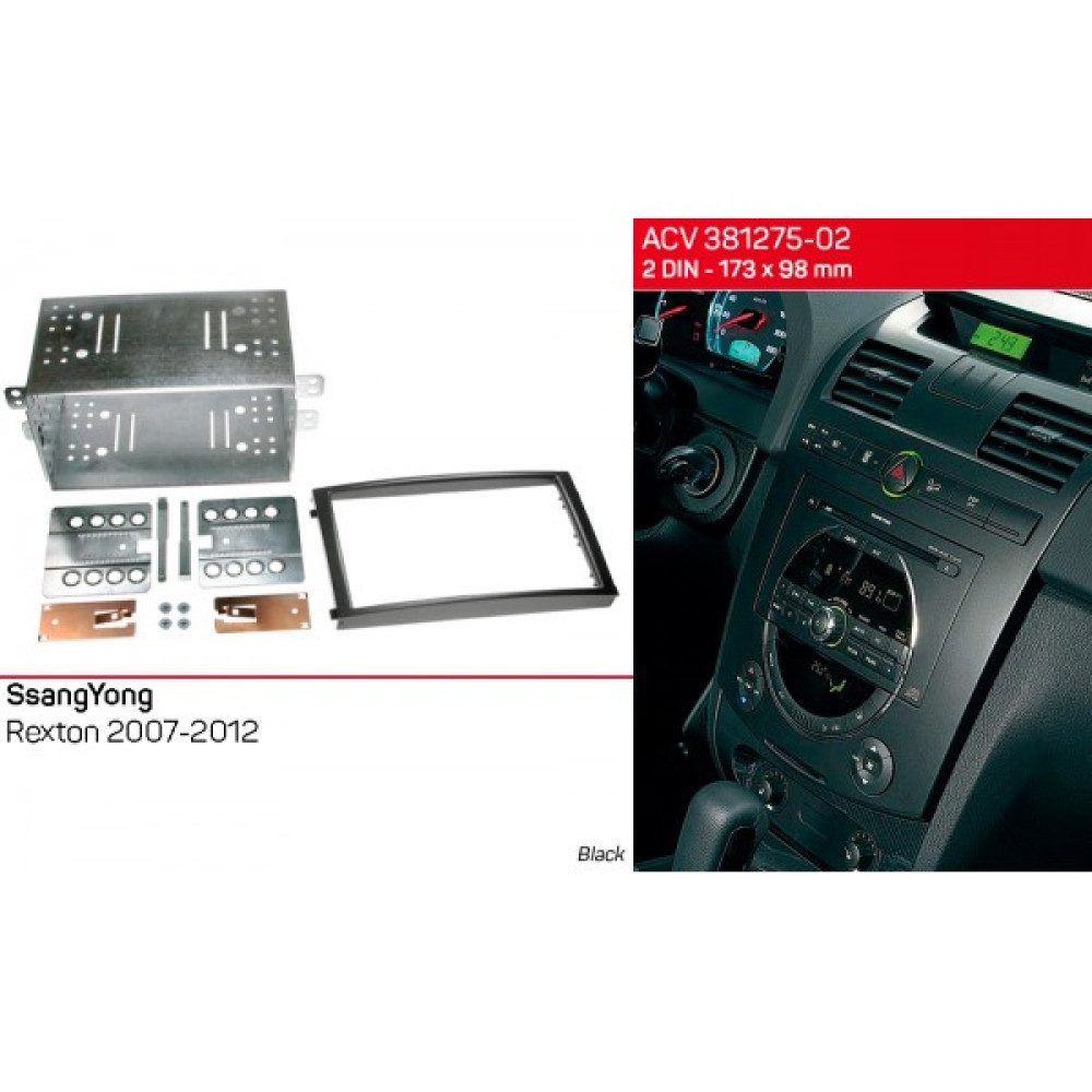 Переходная рамка ACV SsangYong Rexton (381275-02)
