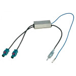 Антенный переходник Audi, Volkswagen 2-Fakra (Z) с фантомным источником питания и Diversity ACV 1524-07