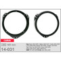 Проставки под динамики 165 мм / 6.5" Carav 14-031 для автомобилей Opel, BMW X5, Honda Jazz