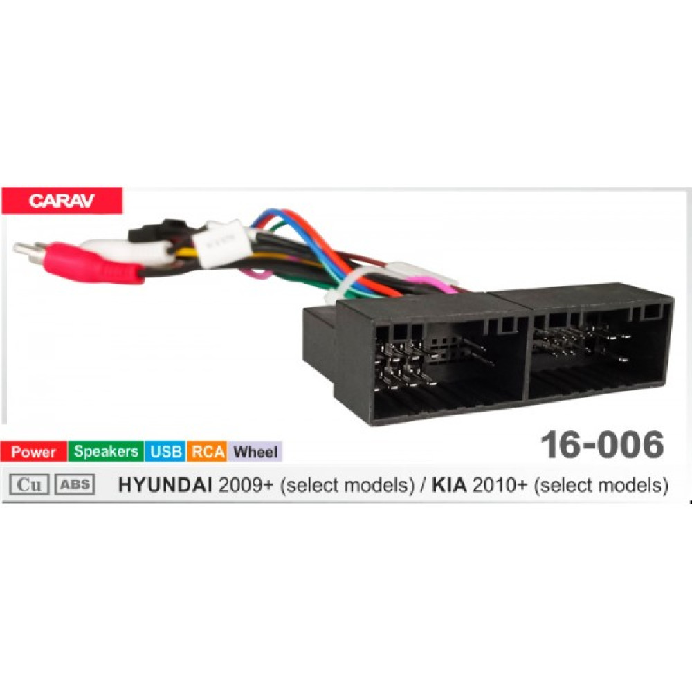 Переходник для магнитол 9", 10.1" KIA, Hyundai Carav 16-006