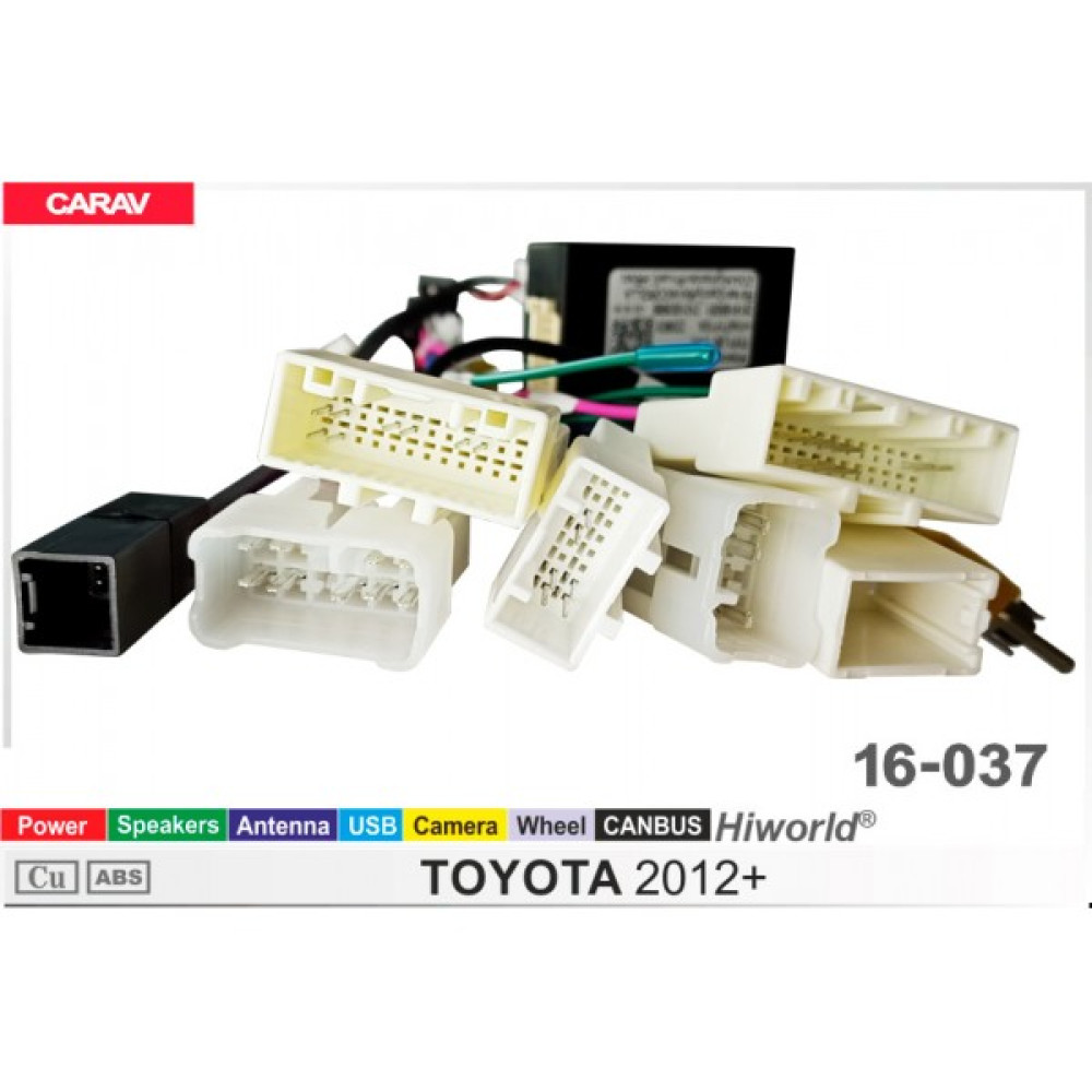 Переходник для магнитол 9", 10.1" Toyota Carav 16-037