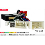 Переходник для магнитол 9", 10.1" Mitsubishi Pajero Sport Carav 16-041