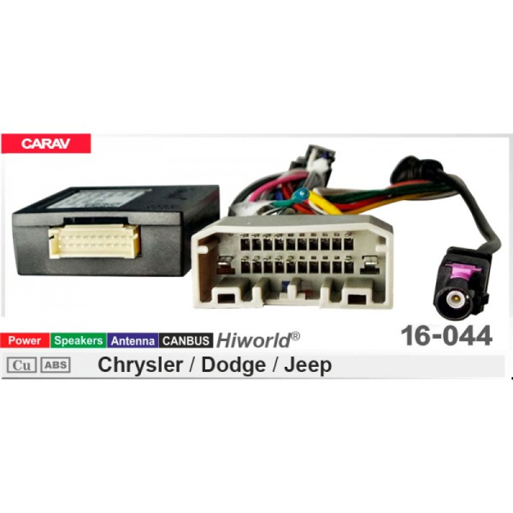 Переходник для магнитол 9", 10.1" Chrysler, Dodge, Jeep Carav 16-044