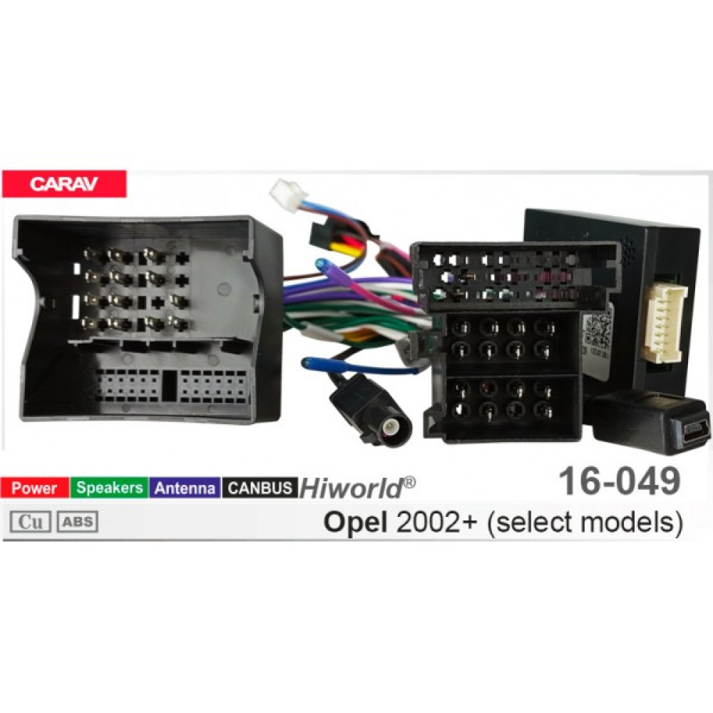 Переходник для магнитол 9", 10.1" Opel Carav 16-049