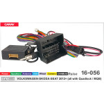 Переходник для магнитол 9", 10.1" Audi, Volkswagen, Skoda, Seat Carav 16-056