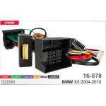 Переходник для магнитол 9", 10.1" BMW X3 (E83) Carav 16-078