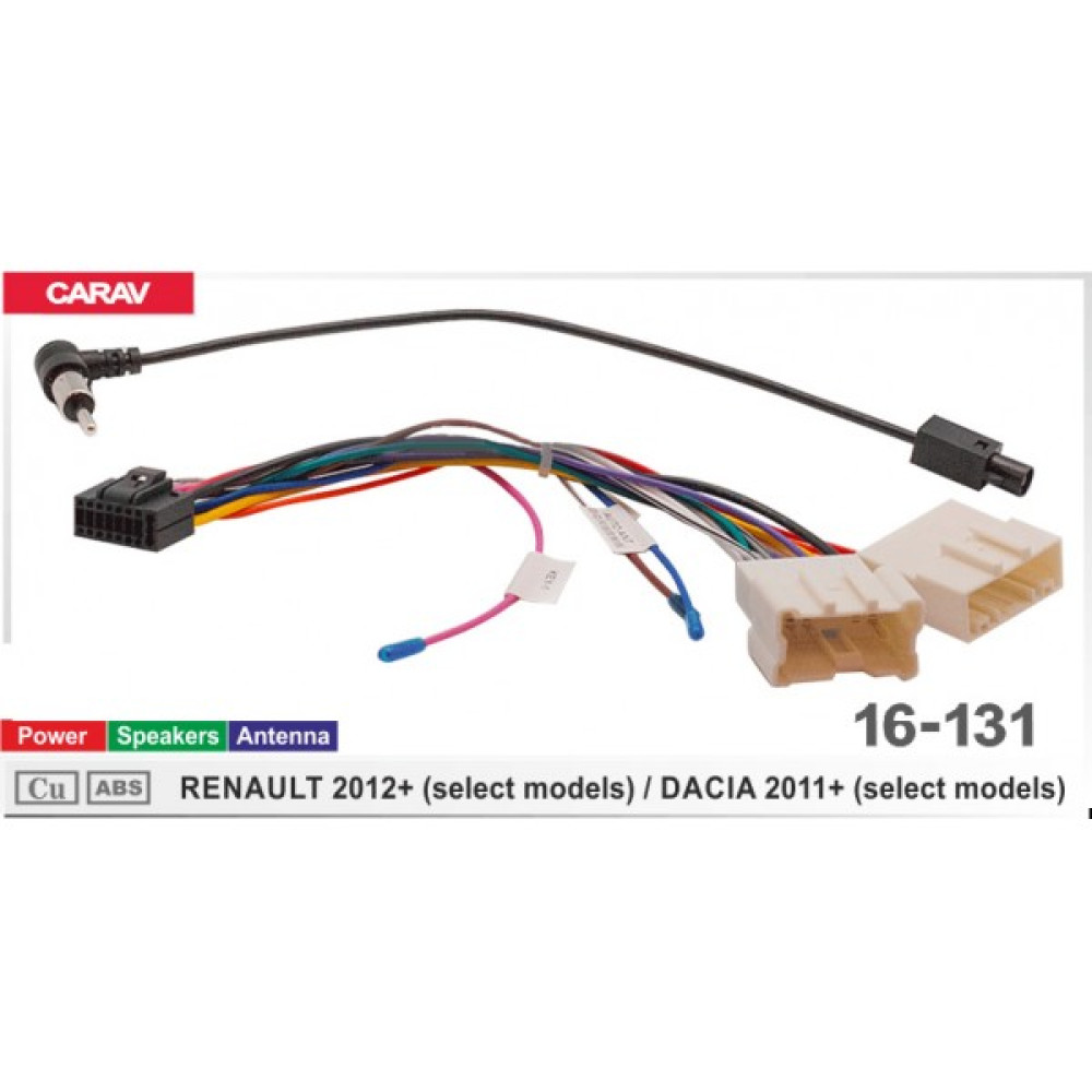 Переходник для магнитол 9", 10.1" Renault, Dacia Carav 16-131