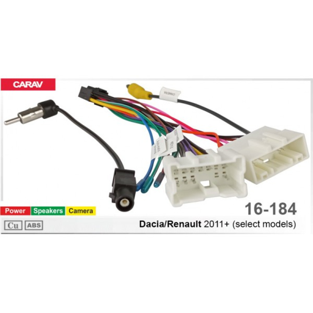 Переходник для магнитол 9", 10.1" Renault, Dacia Carav 16-184
