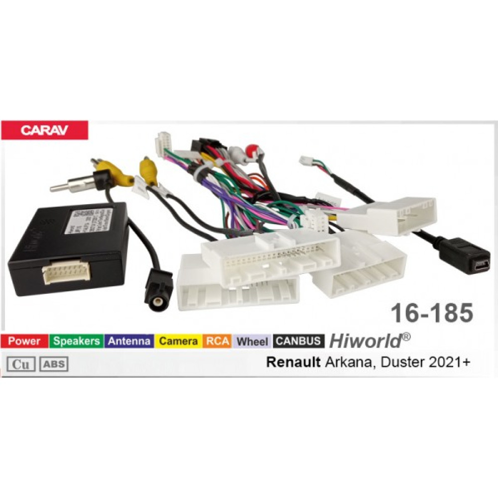 Переходник для магнитол 9", 10.1" Renault Arkana, Duster Carav 16-185