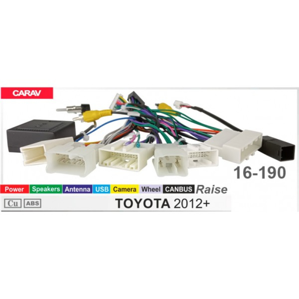 Переходник для магнитол 9", 10.1" Toyota Carav 16-190