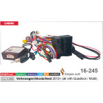 Переходник для магнитол 9", 10.1" Audi,  Volkswagen, Skoda, Seat Carav 16-245