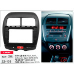 Переходная рамка Carav Citroen C4 Aircross, Peugeot 4008, Mitsubishi ASX, Outlander Sport (22-103)