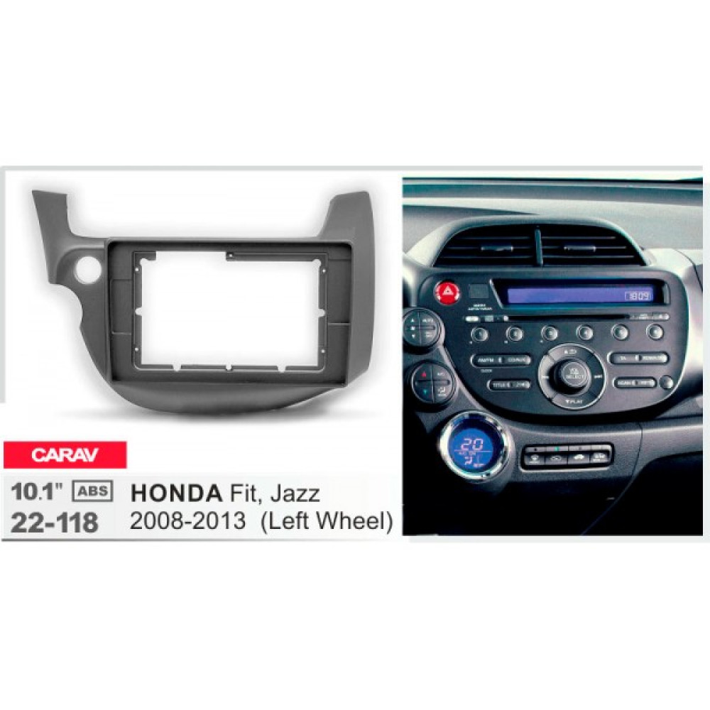 Переходная рамка Honda Fit, Jazz Carav 22-118