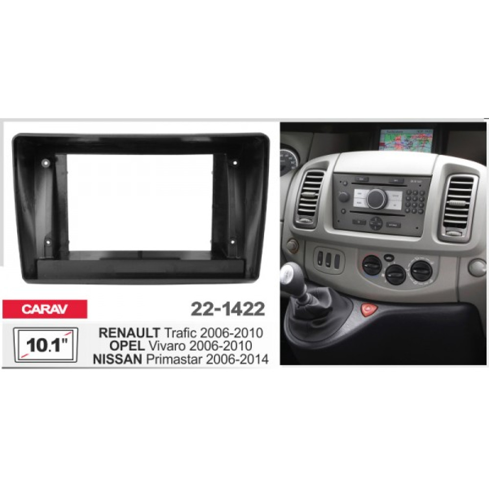 Переходная рамка Renault Trafic, Opel  Vivaro, Nissan Primastar Carav 22-1422