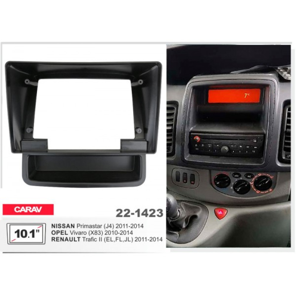 Переходная рамка Renault Trafic, Opel  Vivaro, Nissan Primastar Carav 22-1423